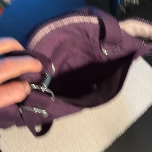 Kipling purple/plum Tote Bag with Front Pocket - Picture 9 of 10